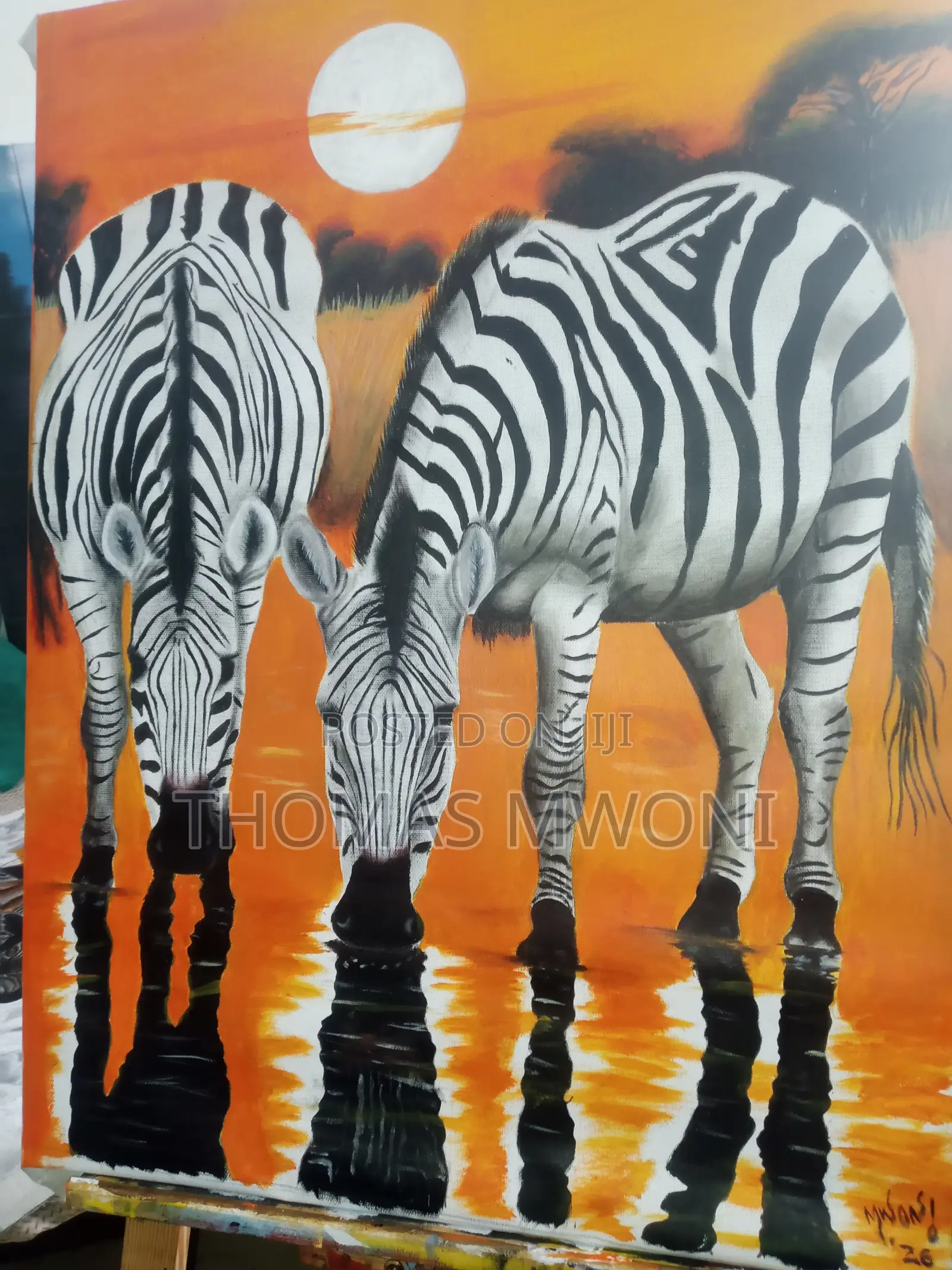 Wildlife Paintings Acrylics on Canvas
