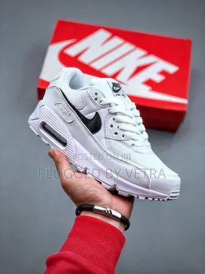 Airmax 90 in "White and Black Tick Colourway".