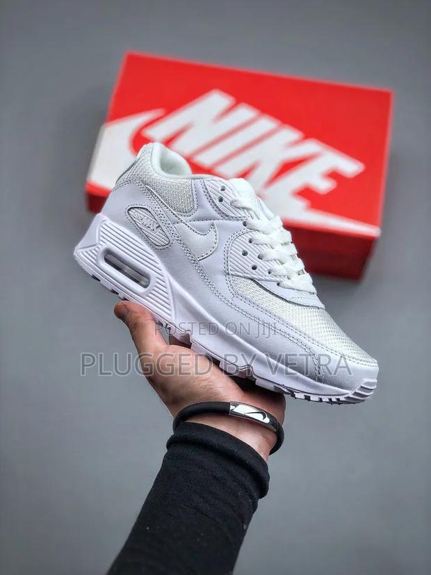 All White Sneakers-Nike Airmax 90 Tripple White Shoes