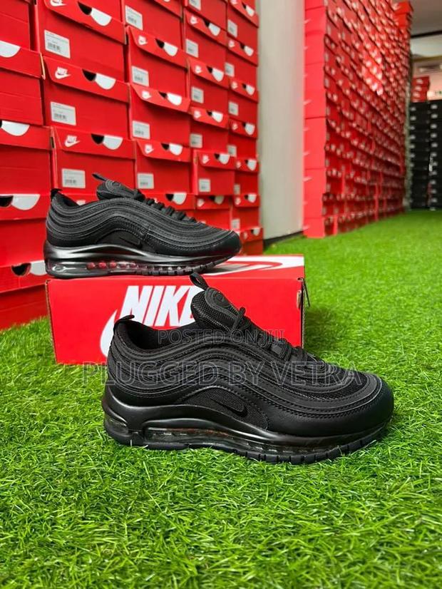 Airmax 97 'Tripple Black' Unisex Shoes.