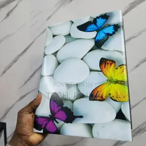 Colorful Butterfly Pebble Print Laptop Skin