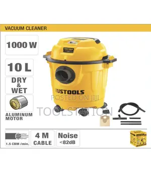 Vacuum Cleaner Wet and Dry 10 Litre 1000w Uyus Tools H/Duty Asp10l
