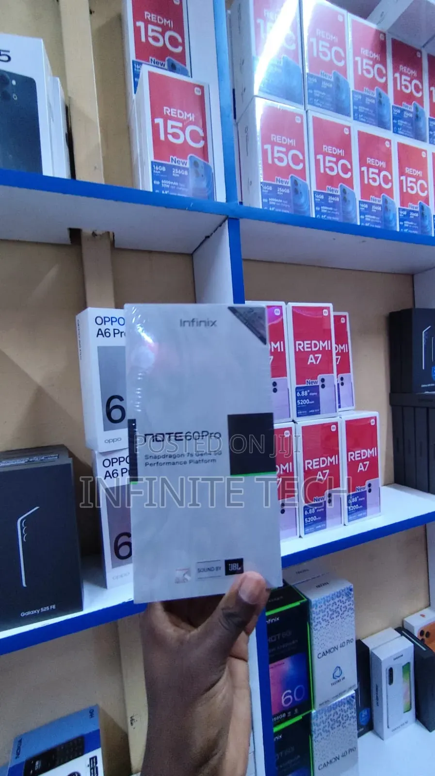 New Infinix Note 60 Pro 256 GB Black