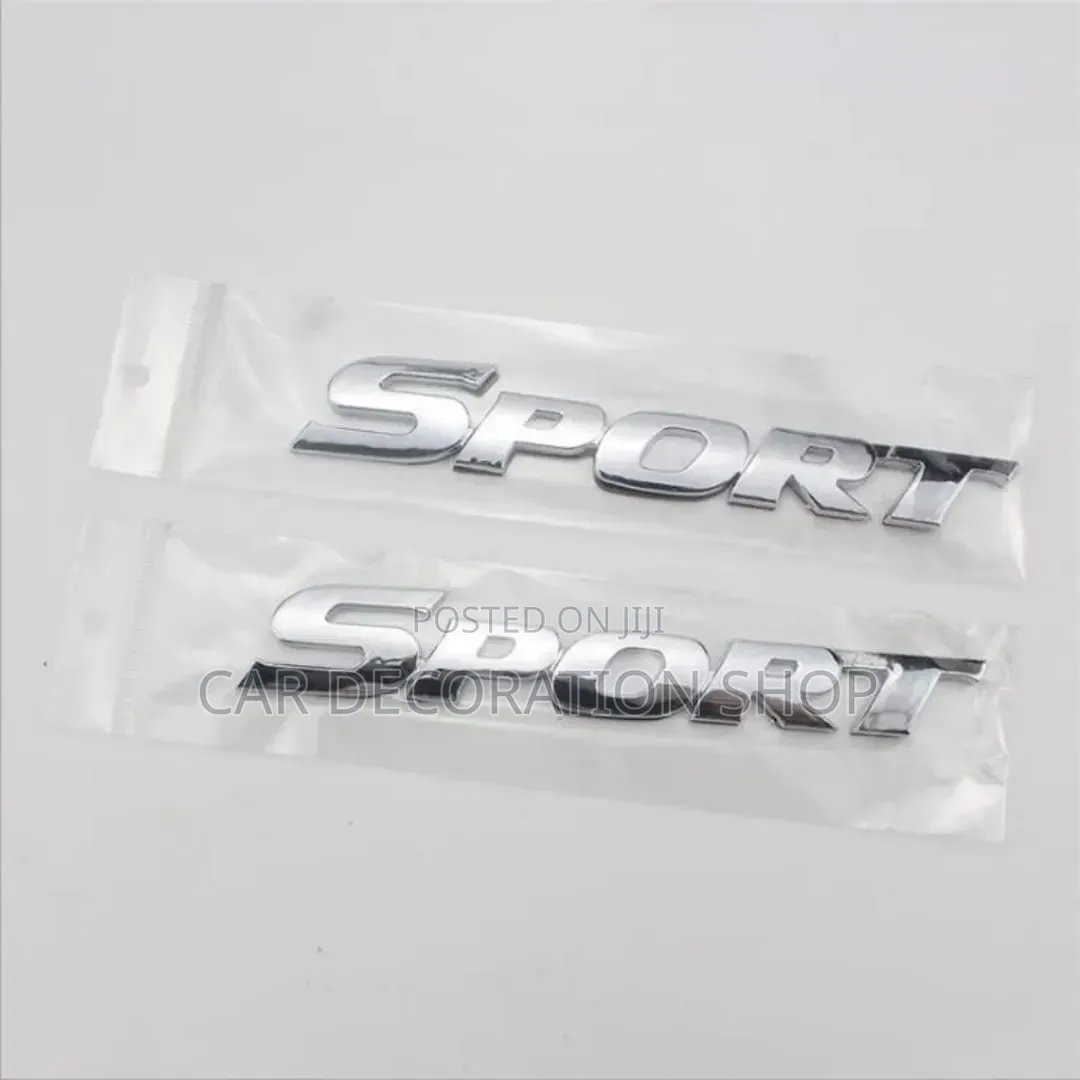 3d Chrome Sport Emblem Decorative Car Styling Decal