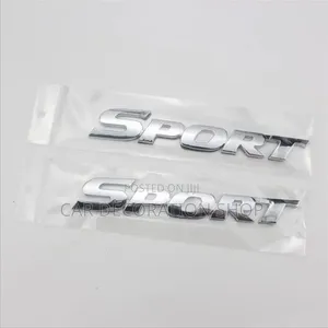 3d Chrome Sport Emblem Decorative Car Styling Decal