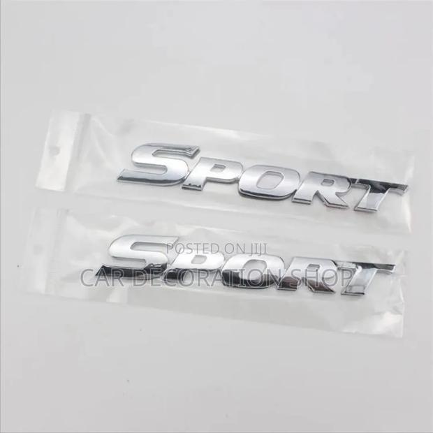 3d Chrome Sport Emblem Decorative Car Styling Decal