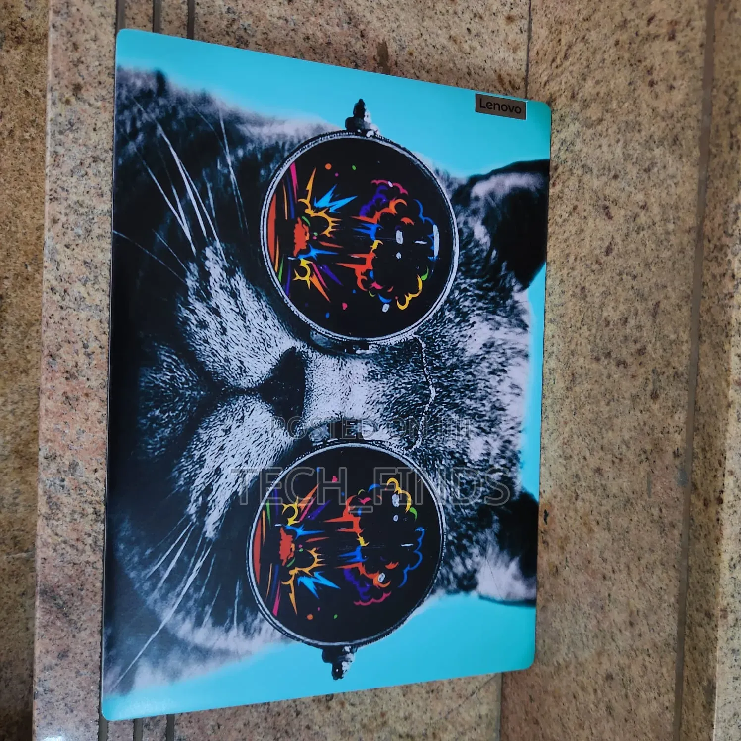 Customized Cat-Themed Vinyl Laptop Skin