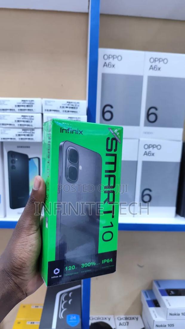 New Infinix Smart 10 64 GB Black