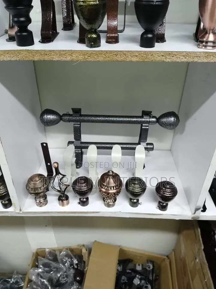 Local Fabrication Curtain Rods With Accessories,Corrosion Guard Design