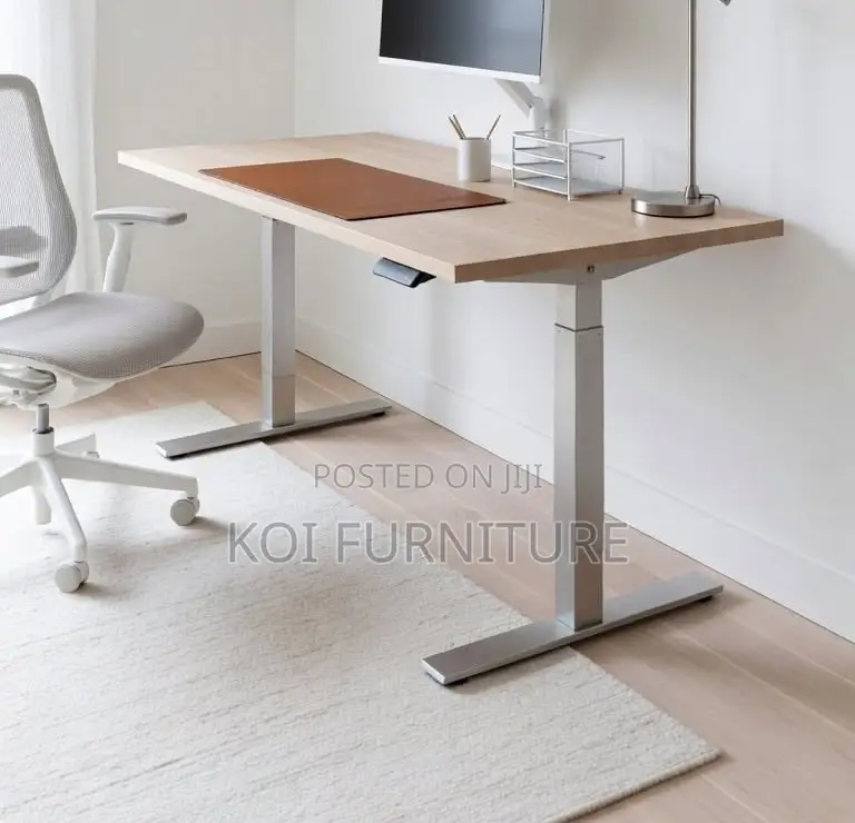 Office Desk; 1400mm Minimal Desk Setup for a Calm Work Environment