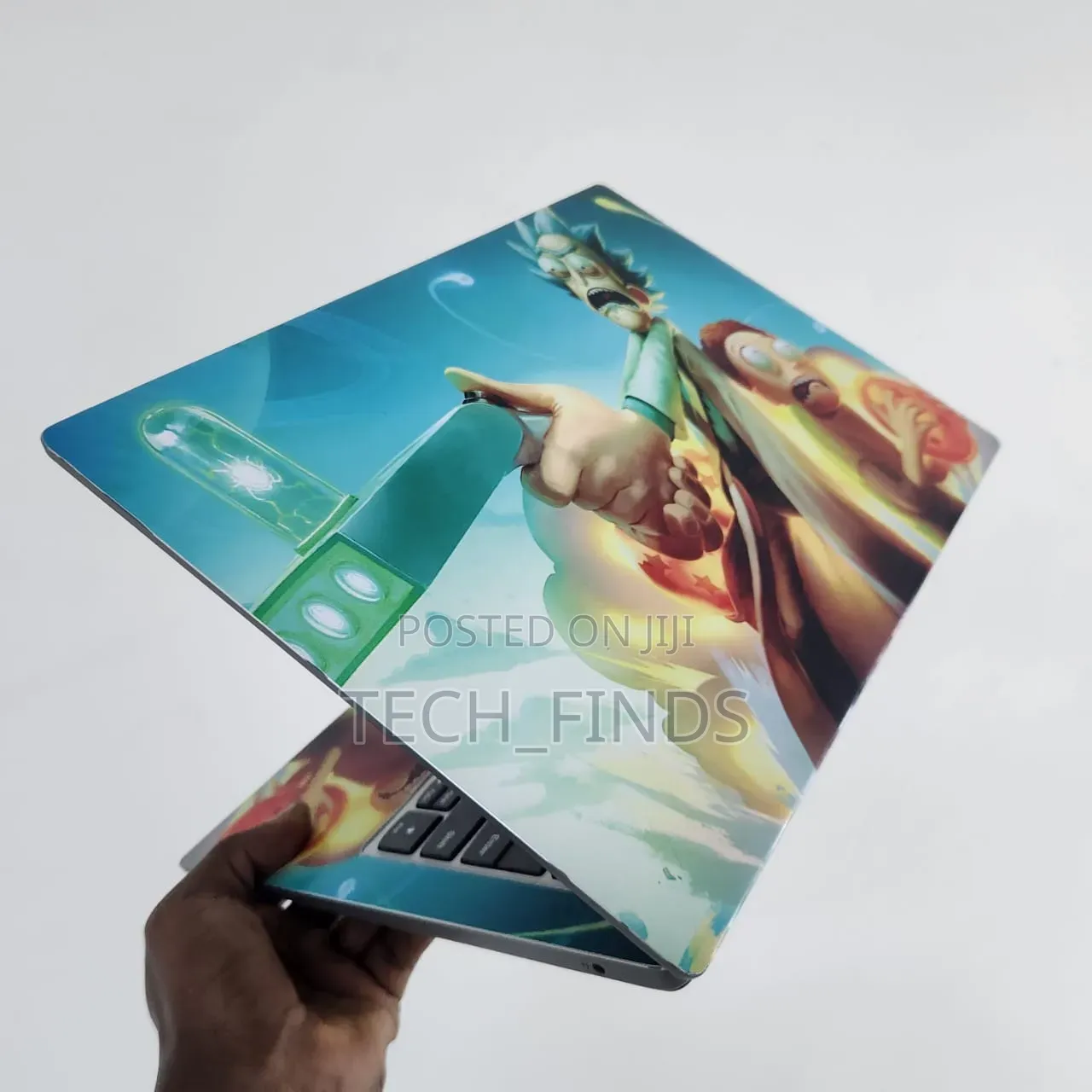 Customized Rick and Morty-Themed Laptop Skin