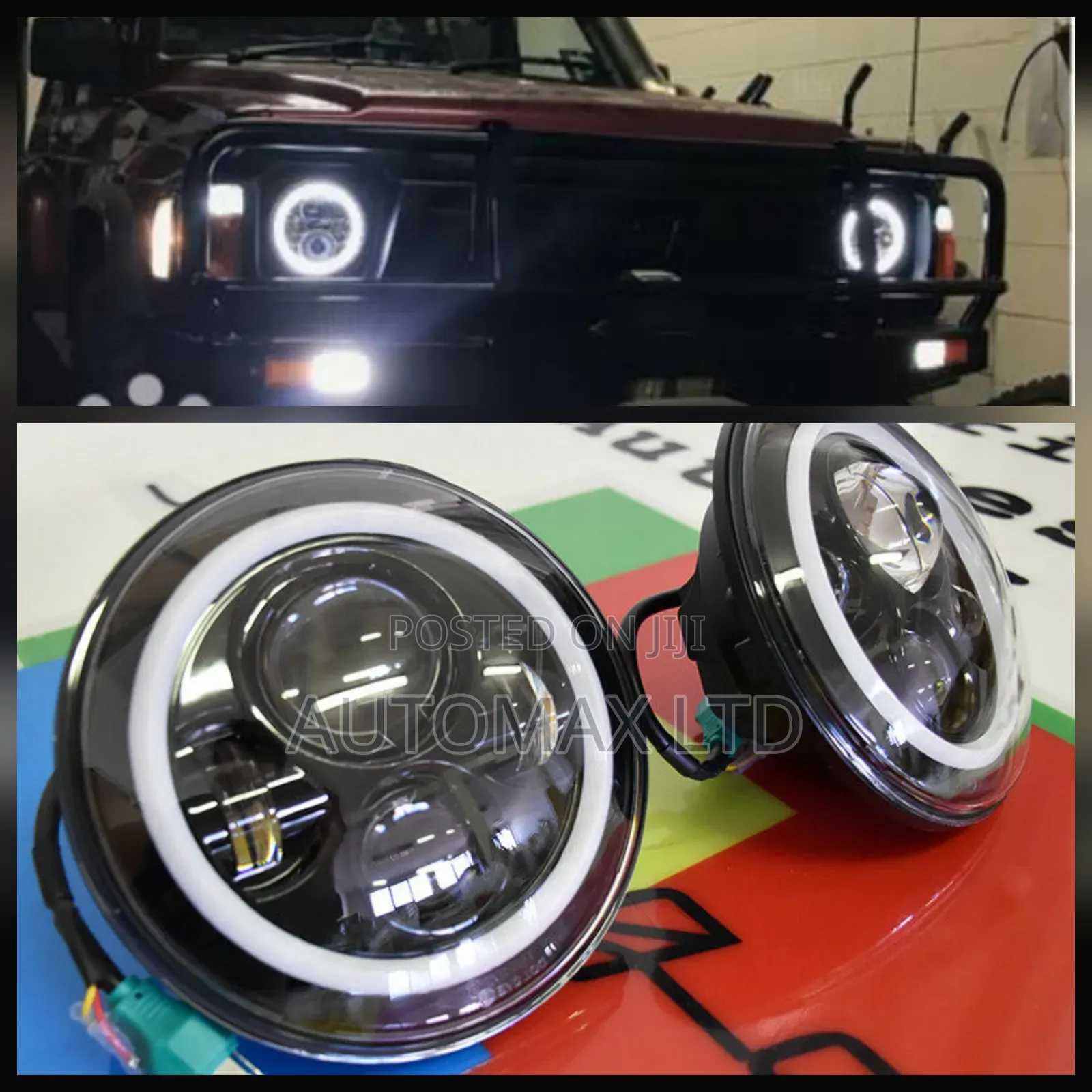 Led Headlights With Hi/Low Beams for Nissan Patrol Y60 (Gr,Gq)
