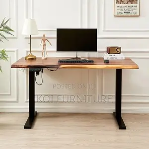 Office Desk; 180cm Minimalist WFH Inspo Adjustable Desk for Gamers