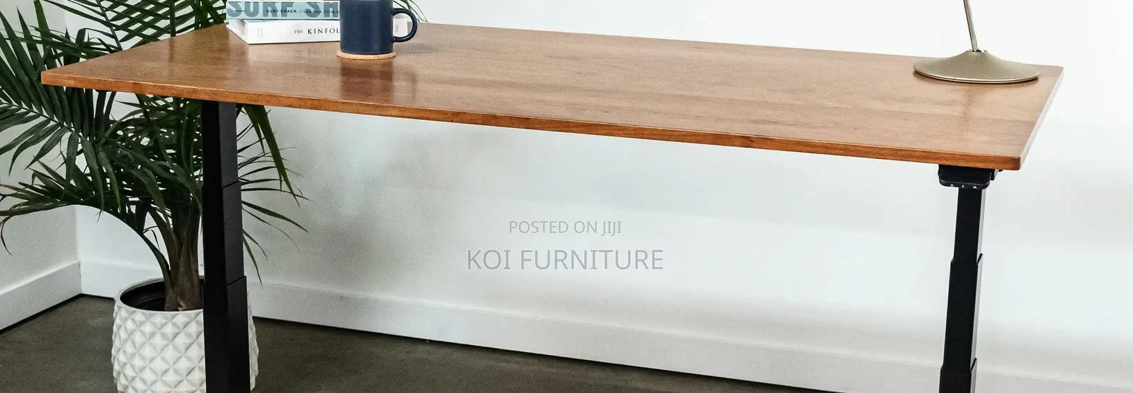 Office Desk; 180cm Minimalist WFH Inspo Adjustable Desk for Gamers