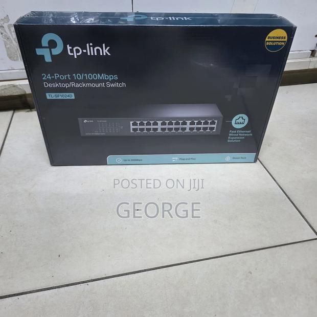 Tp-Link 24 Port Network Switch Tl-Sl1024d | Rackmount Lan Switch