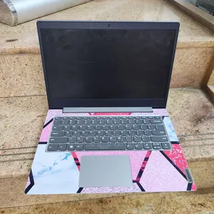 Pink and White Geometric Marble Pattern