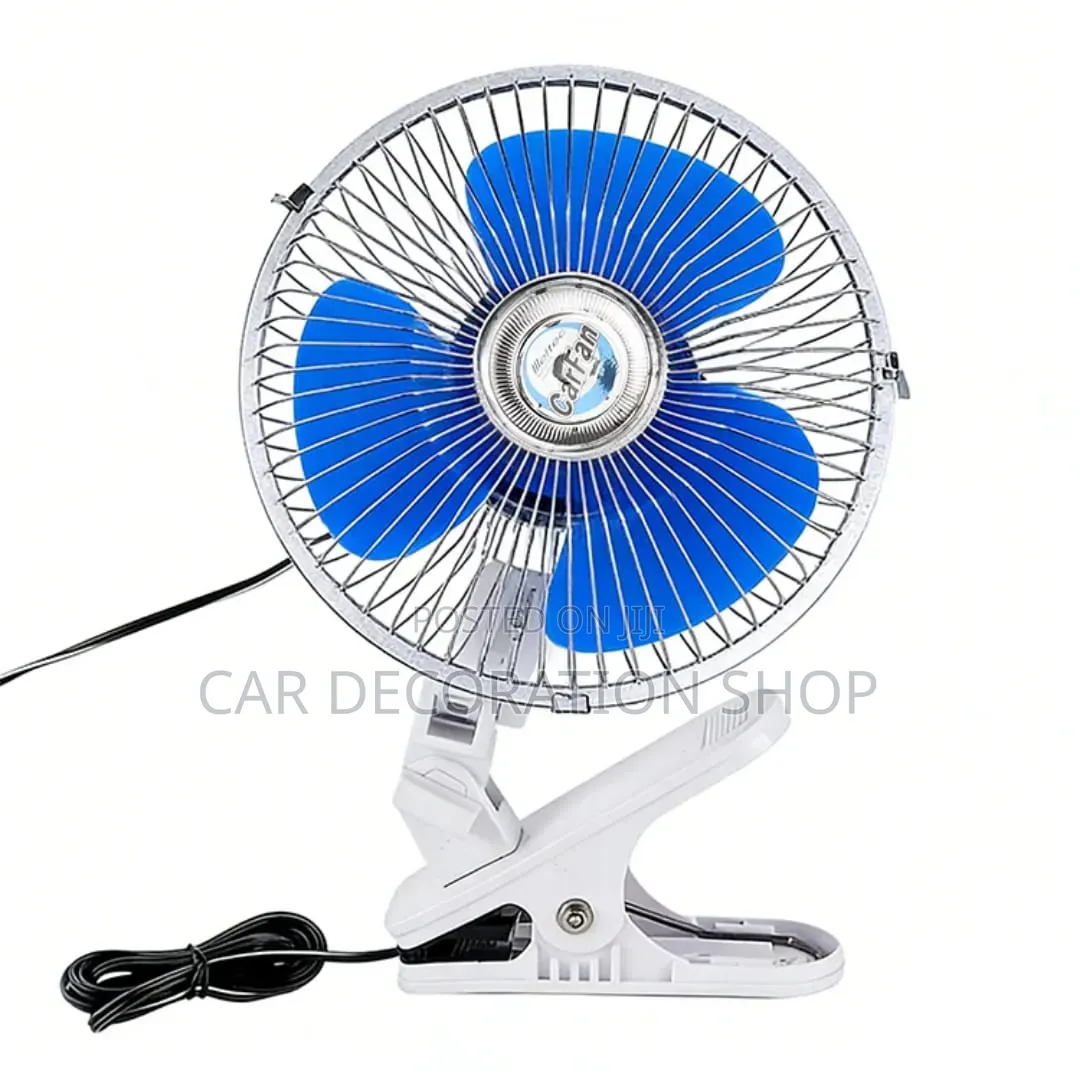 8" Oscillating Fan With Prominent Effective Blue Fan Blades