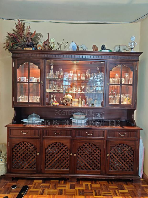 Odds Ends Mahogany Wall Unit