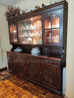 Odds N Ends Mahogany Wall Unit