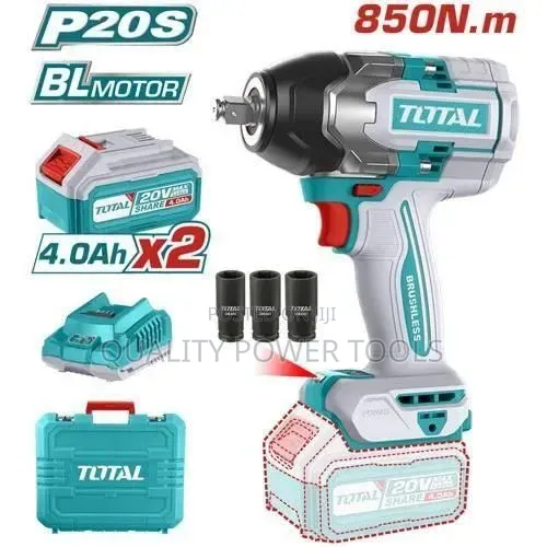 Total Tiwli2085 Cordless Impact Wrench 20v 850nm