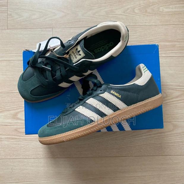 Adidas Samba Og “Shadow Green Cream White “
Quality Leather