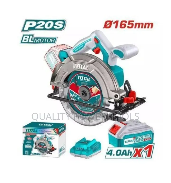 Total Tsli16521 Cordless Circular Saw 20v