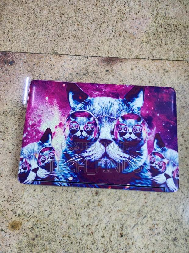 Cool Cat Design Laptop Sticker - main view