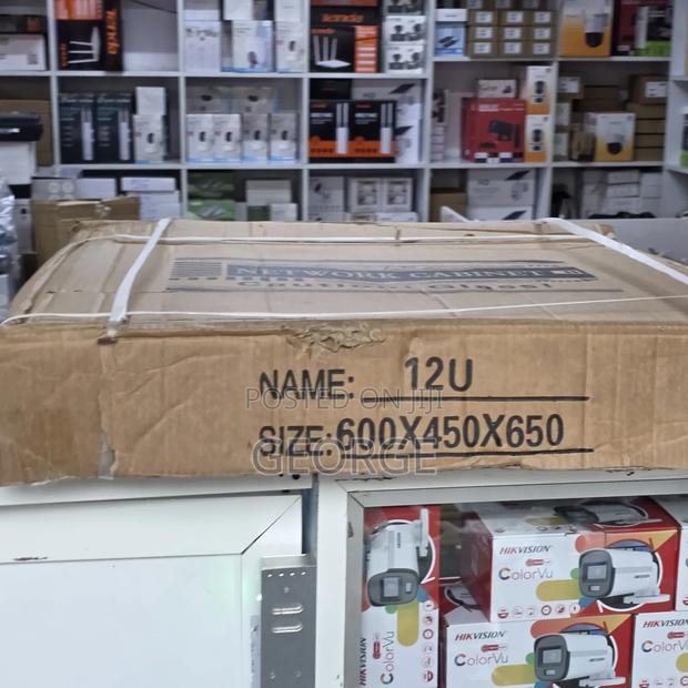 12u Server Cabinet 650x450x650 for Structured Cabling - main view
