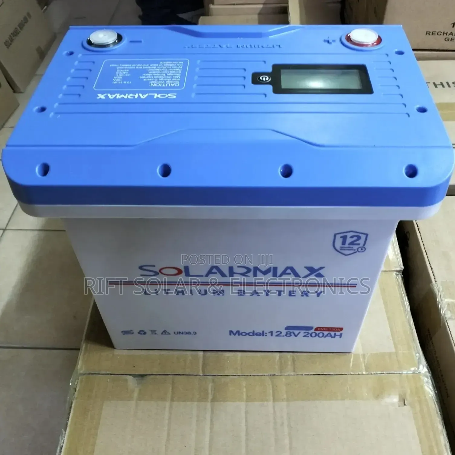 Solarmax 200ah - 12.8v Lithium Solar Battery Suitable for Home Use
