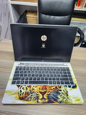 Vibrant Leopard Design Laptop Skin