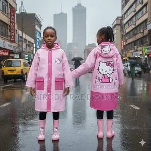 Cartoon Themed Kids Raincoat