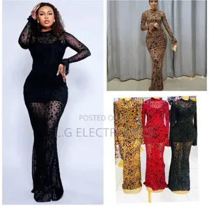 Mesh Maxi Dress