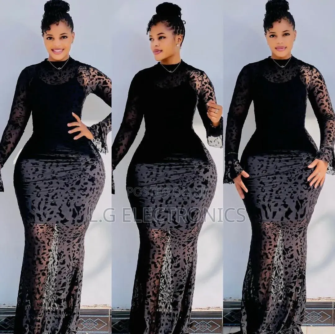 Mesh Maxi Dress