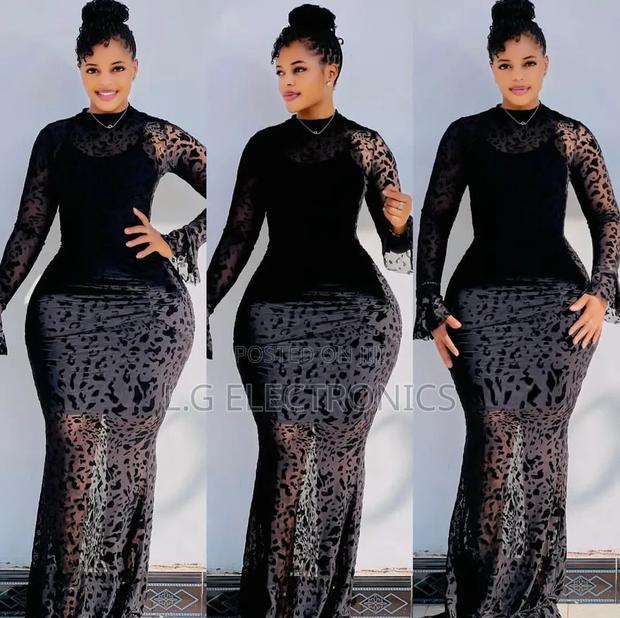 Mesh Maxi Dress - thumbnail 4
