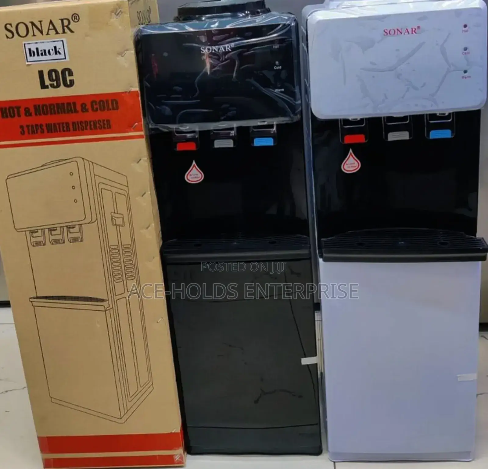 Sonar - L9c Hot, Normal and Cold Standing Water Dispenser/ 3 Taps