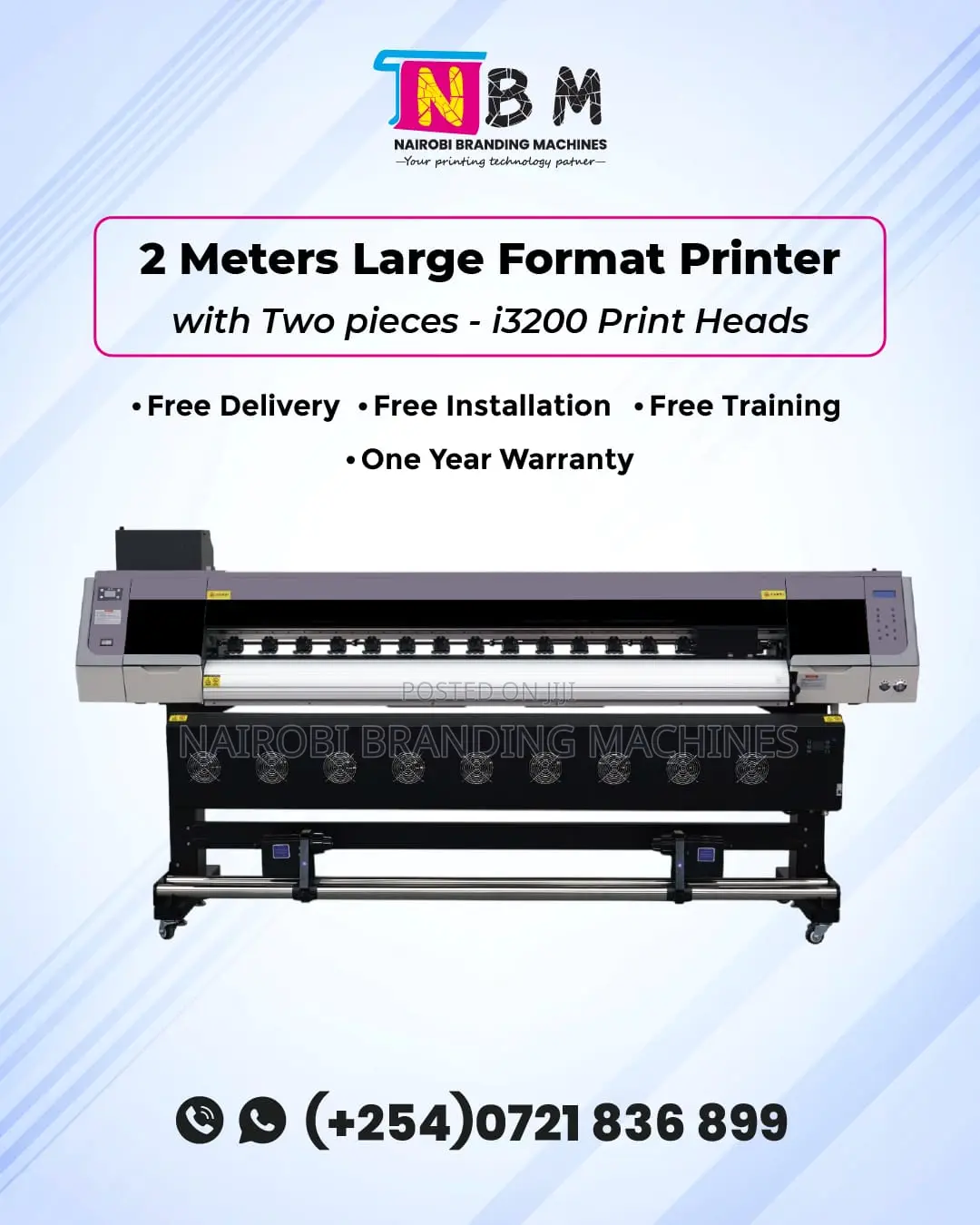 2 Meters Large Format Printer With 2pcs I3200 Print Heads