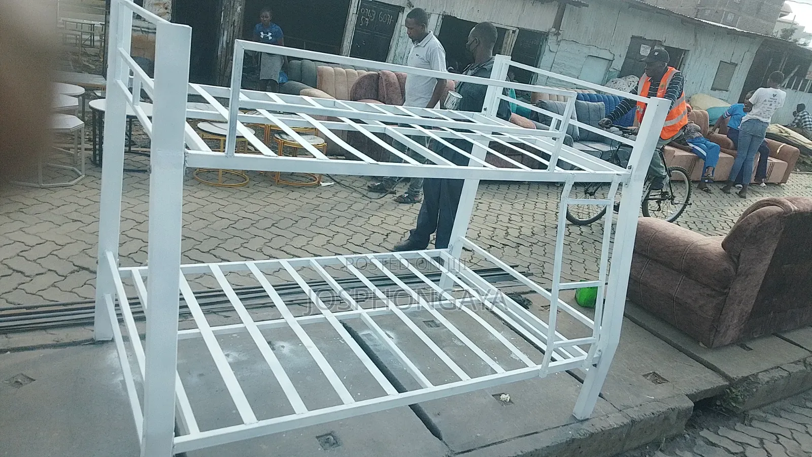 Bed Frame Painted White or Any Colour You Want 3.5 Up4 by 6 Down ,