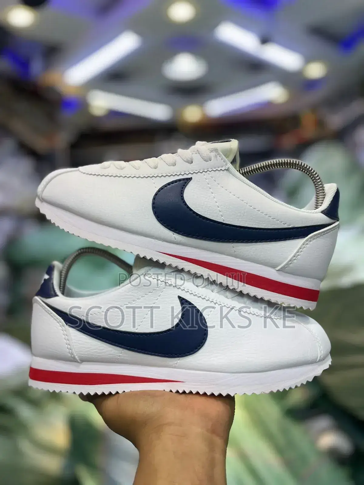 Nike Cortez “White Midnight Navy “