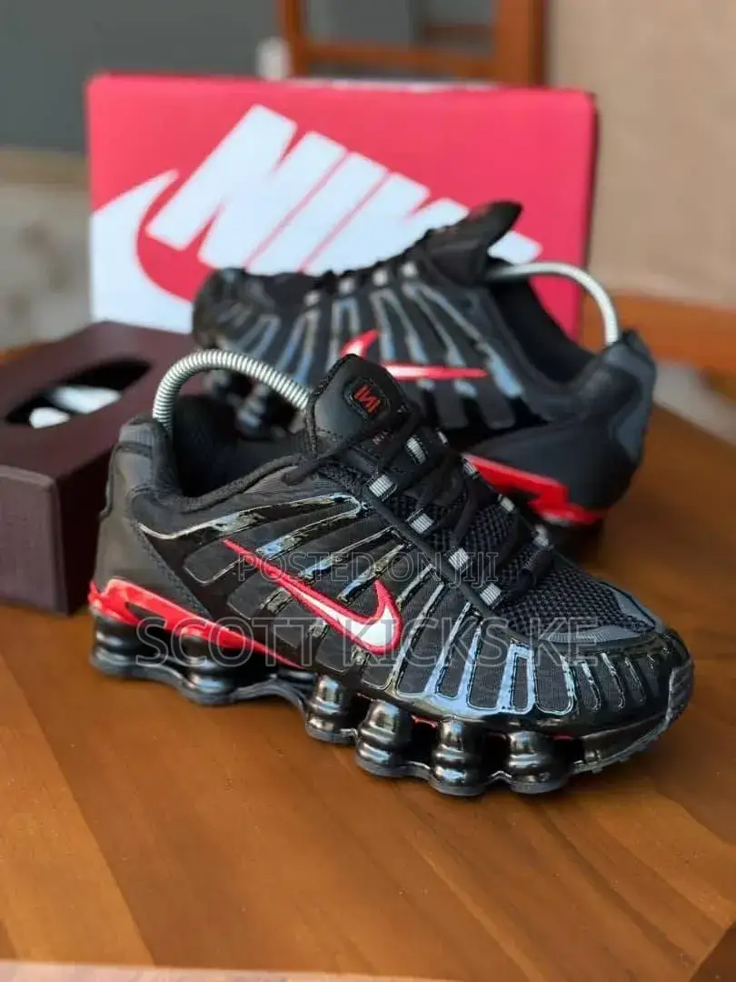Nike Shox Tl “ Black Metalli Red “