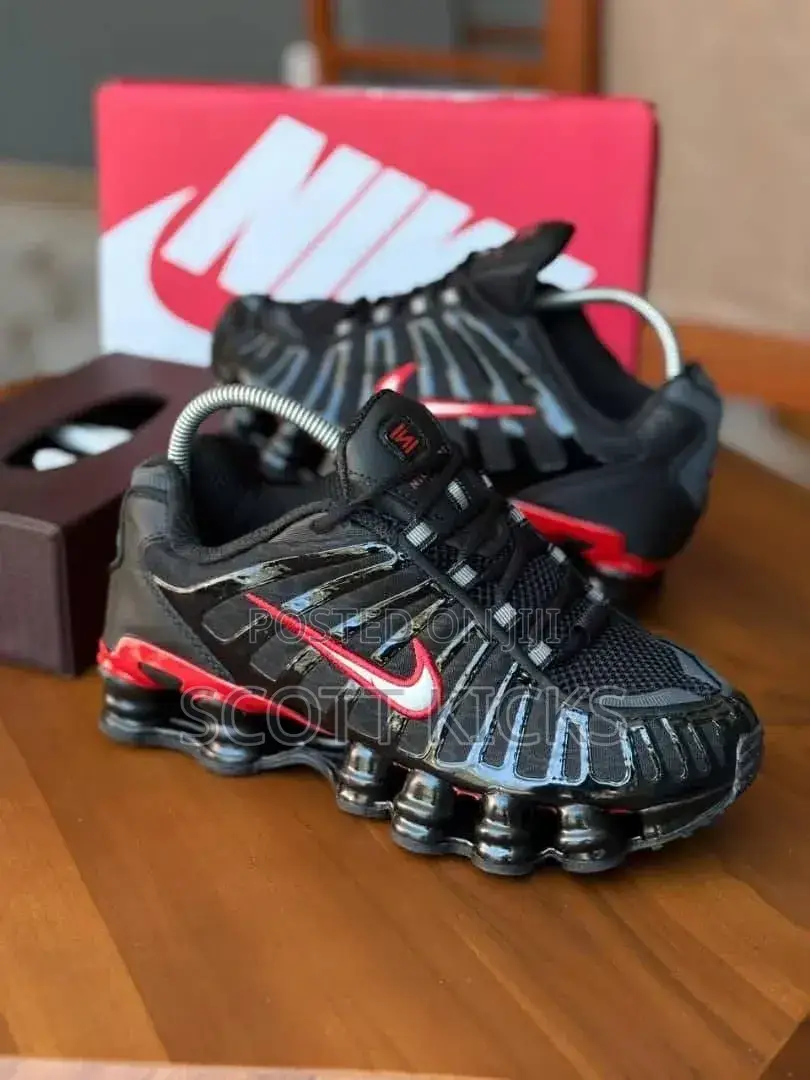 Nike Shox Tl “ Black Metalli Red “