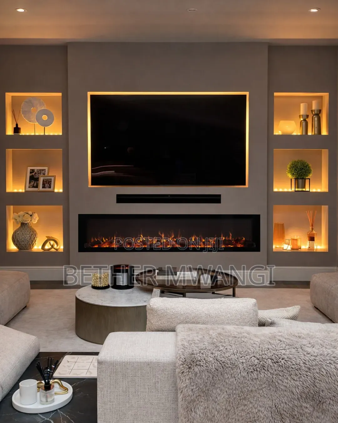 Electric Fire Place in Kenya