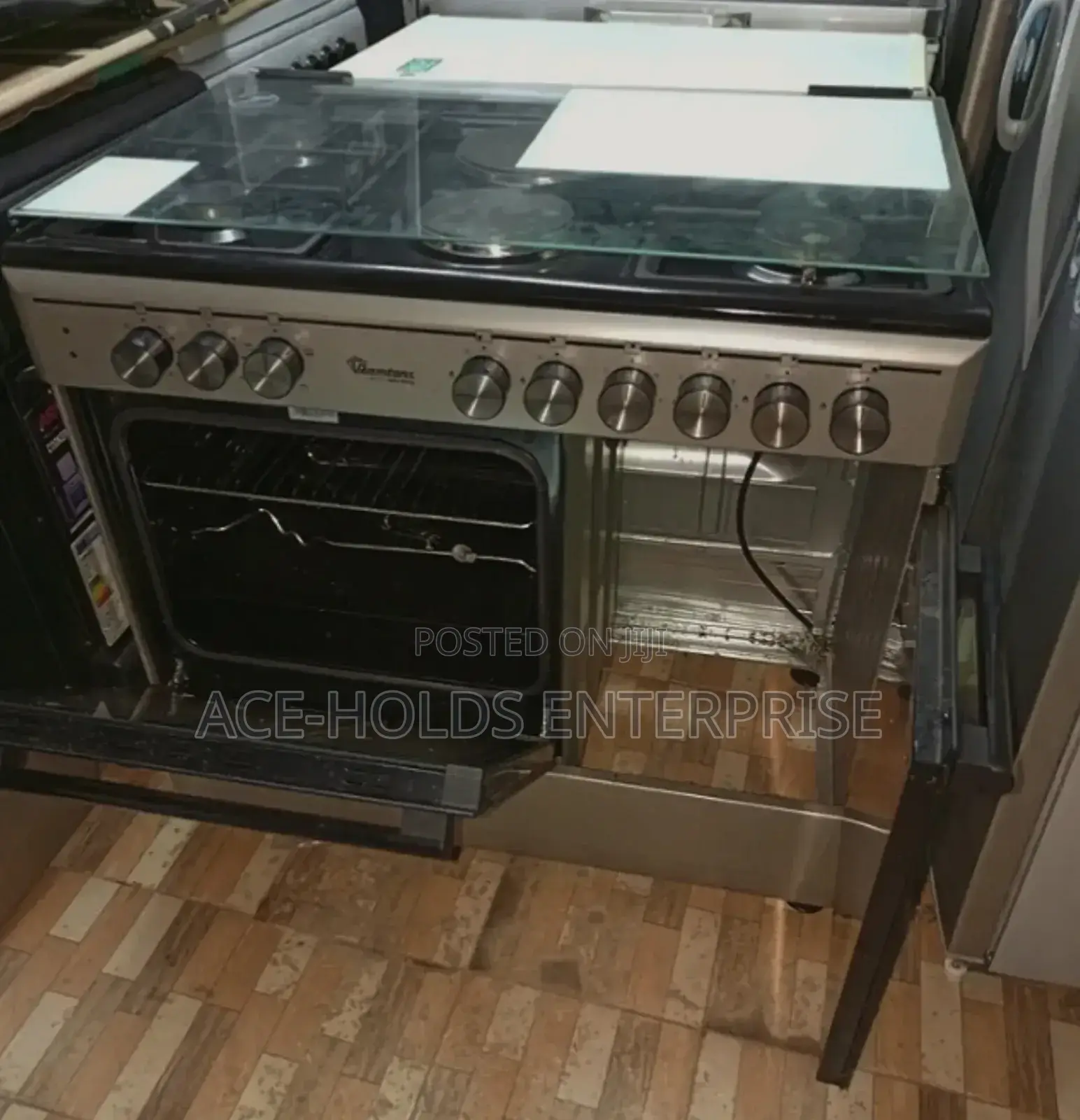 Ramtons Rf/496- 60*90 Stainless Steel Cooker With Gas Compartment