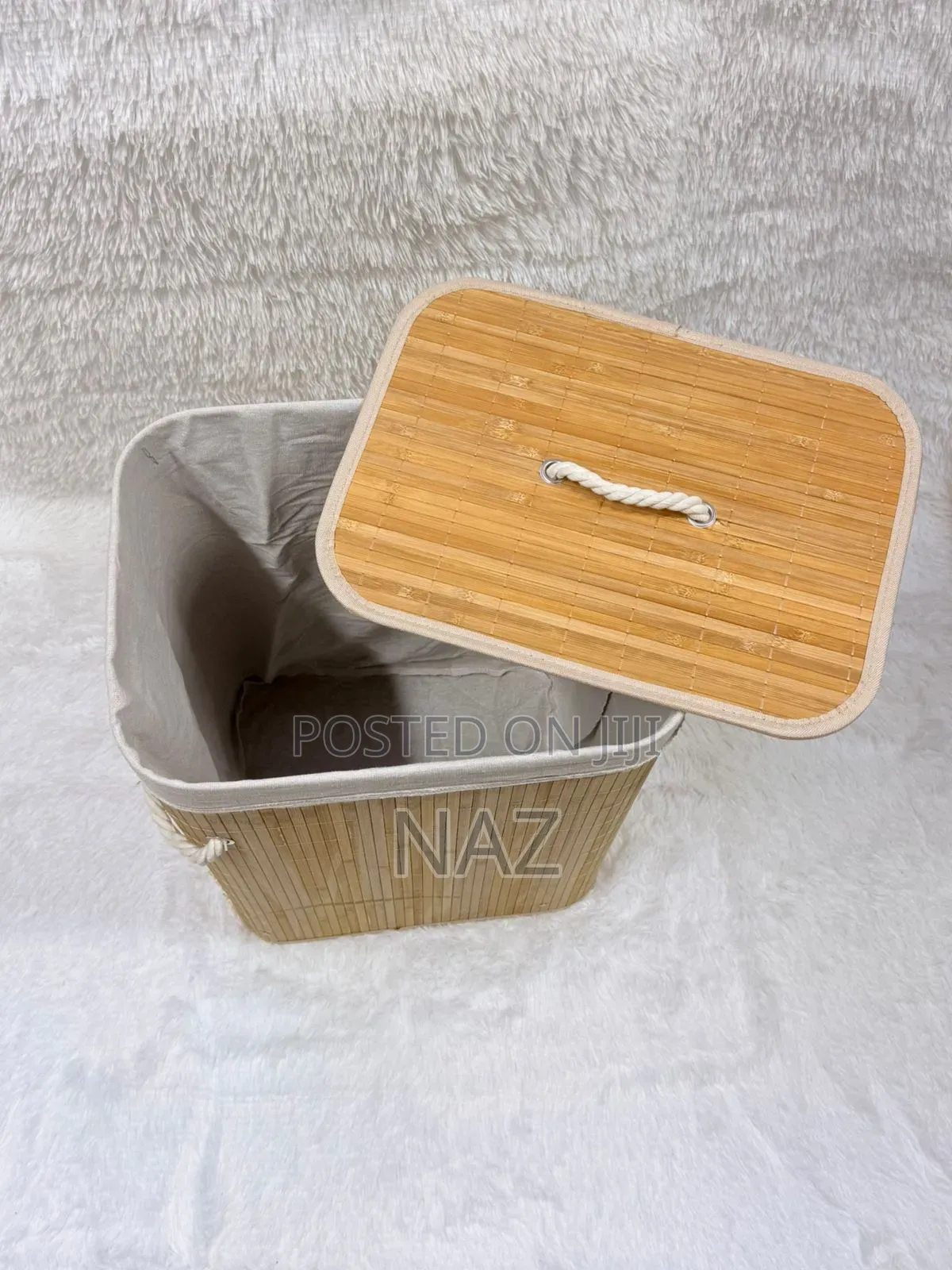 Laundry Basket Wooden