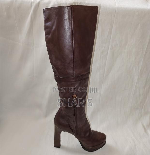 Thigh High Leather Boots
