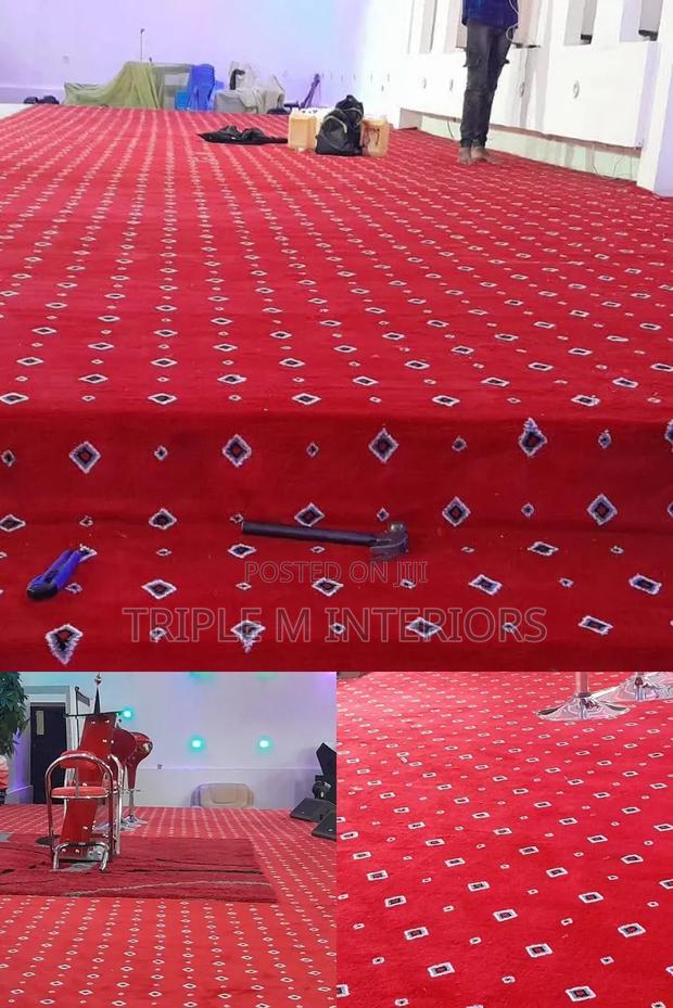 Red Luxe Diamond Crafted Interior Carpet - main view