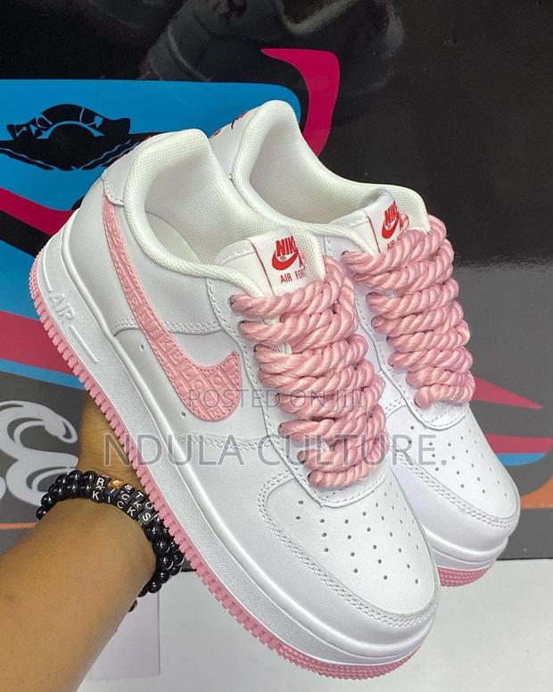 Chunky Rope Laces Customised Airforce 1 Sneakers