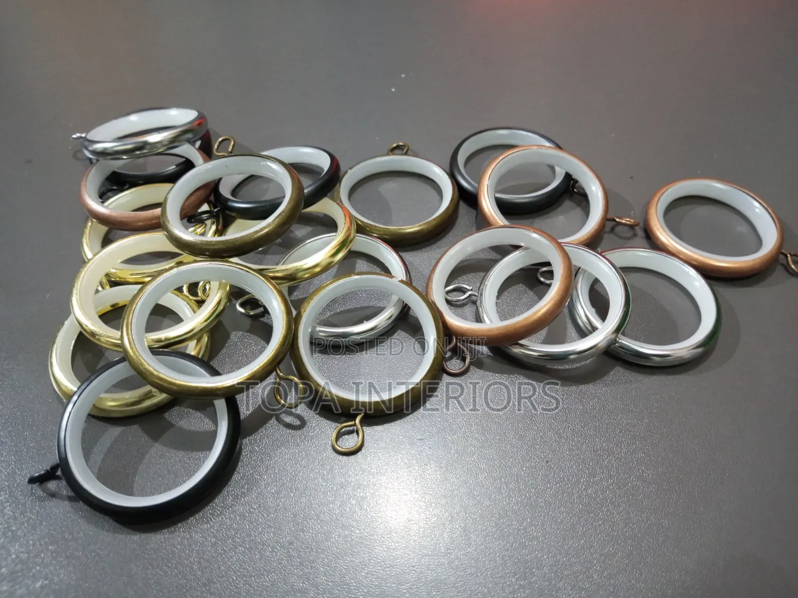 Silent Flow Curtain Rings Drapery Rod Accessories