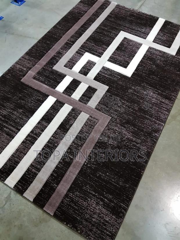 Brown Themed 5x8 Living Room Area Rug Carpets
