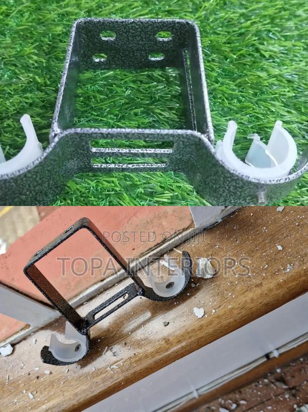 Hidden Ceiling Brackets for Hidden Curtain Rod Mounting