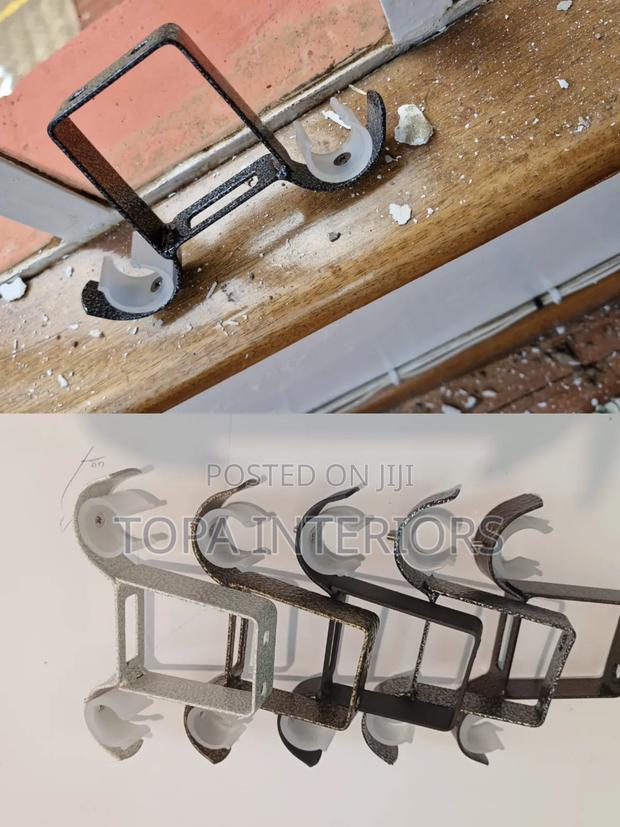 Hidden Ceiling Brackets for Gypsum Design Curtain Rod Mounting